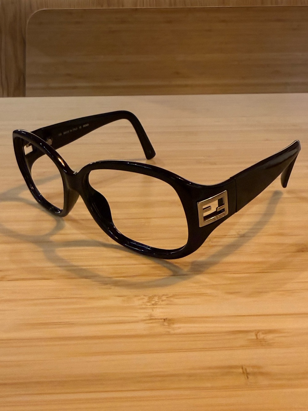 Fendi Black Women's Oversized Logo Frame